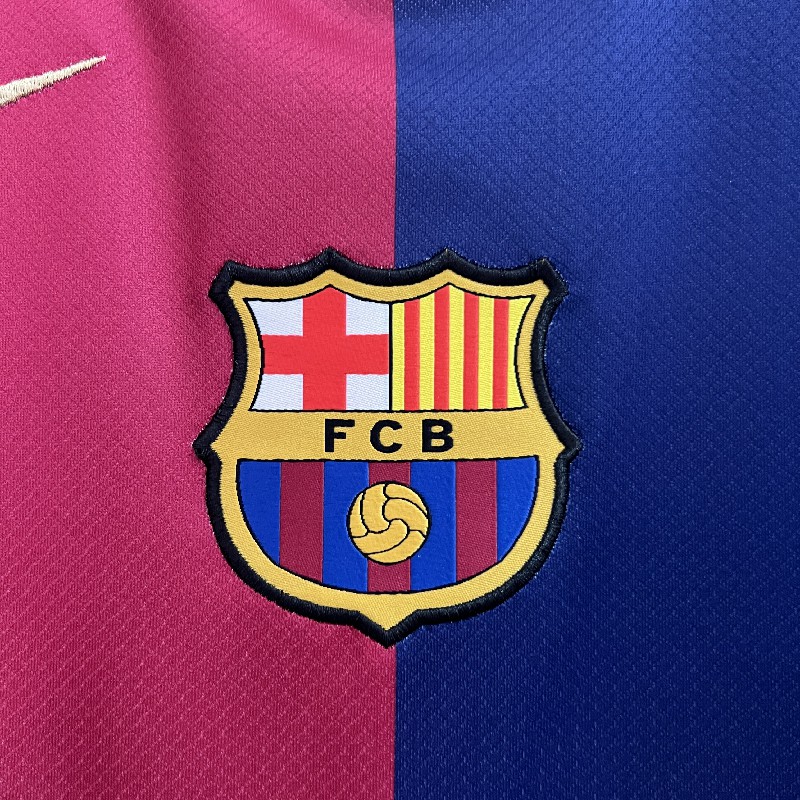 2024/25 Barcelona Home Soccer Jersey - Image 3