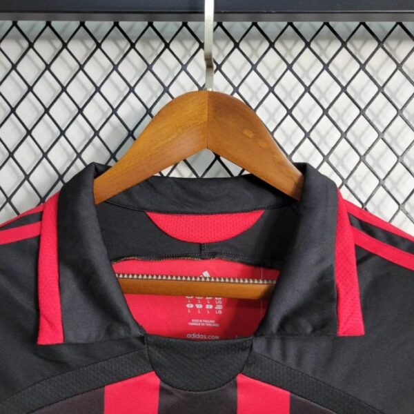 2006/2007 Retro AC Milan Home Long Sleeve Jersey - Image 4