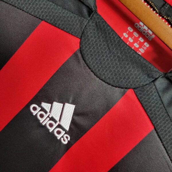 2006/2007 Retro AC Milan Home Long Sleeve Jersey - Image 6