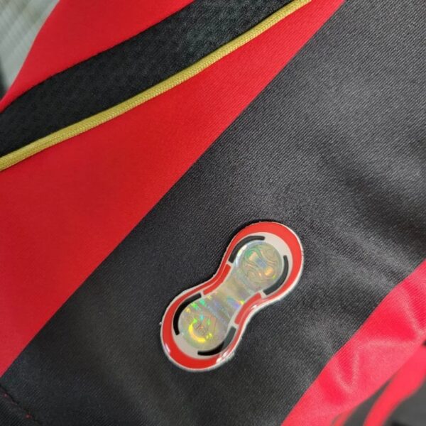 2006/2007 Retro AC Milan Home Long Sleeve Jersey - Image 5