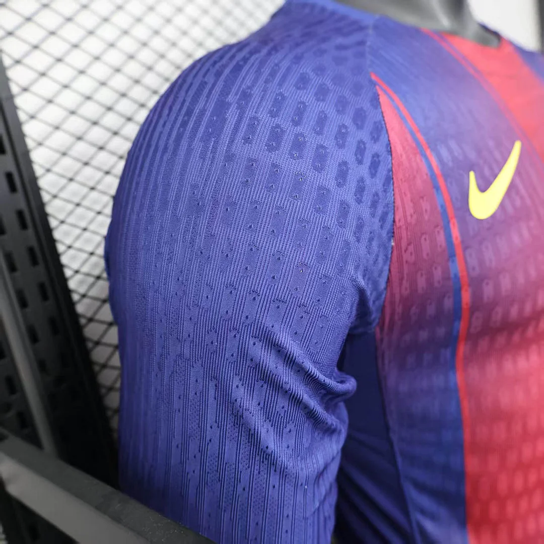 2025/26 Barcelona Home Player Version Long Sleeve Jersey - Image 9