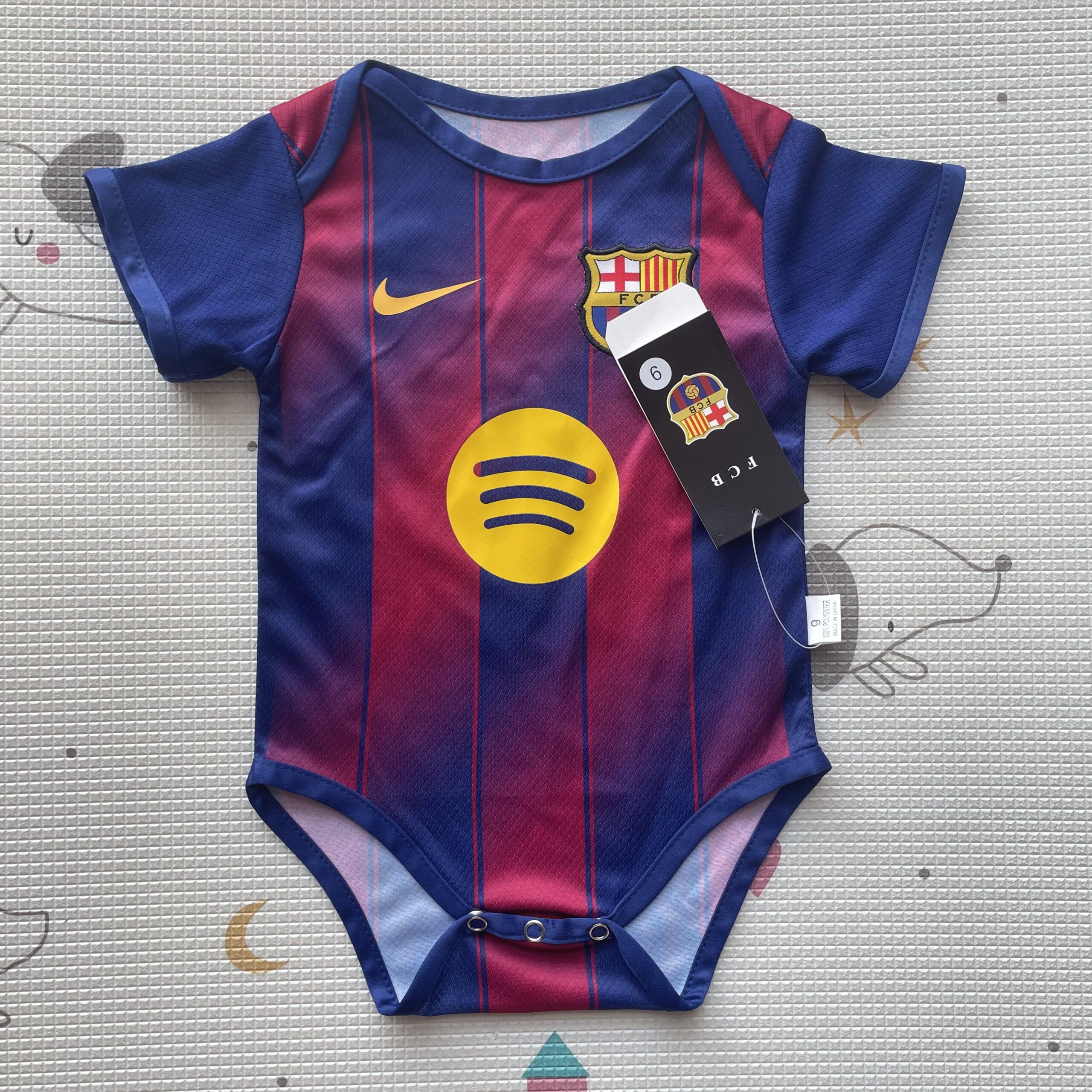2025/26 Barcelona Home Baby Bodysuits
