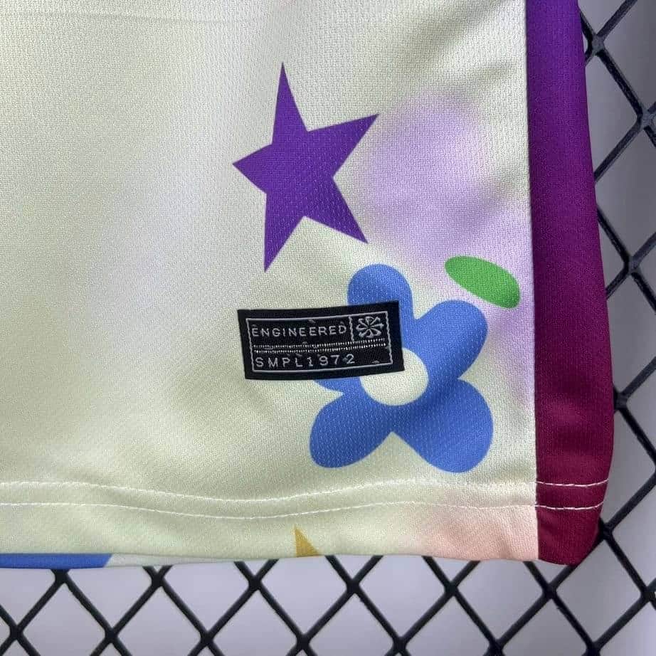 Kids 2025/26 Barcelona Flower Special Edition Soccer Jersey - Image 7