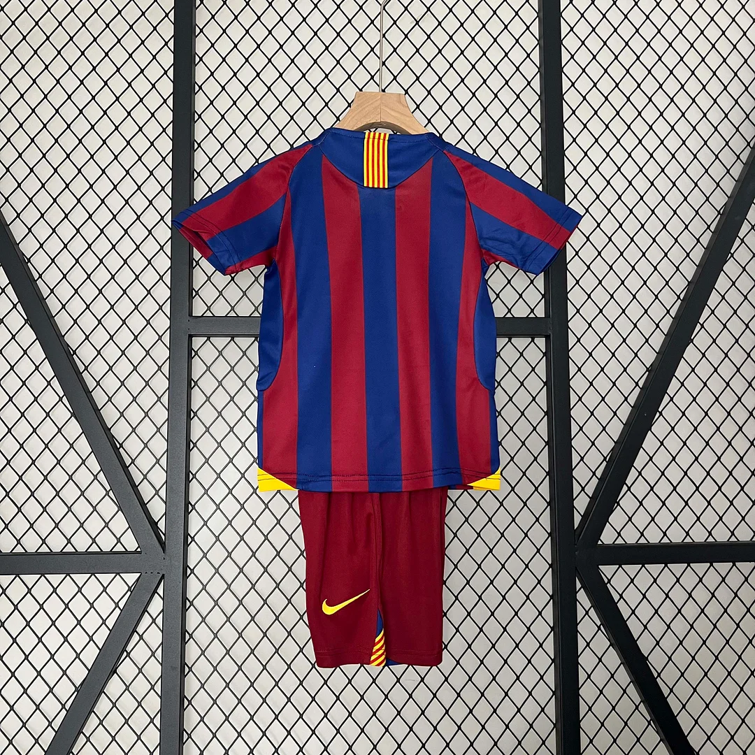 Kids 2025/26 Retro Barcelona Home Soccer Jersey - Image 2