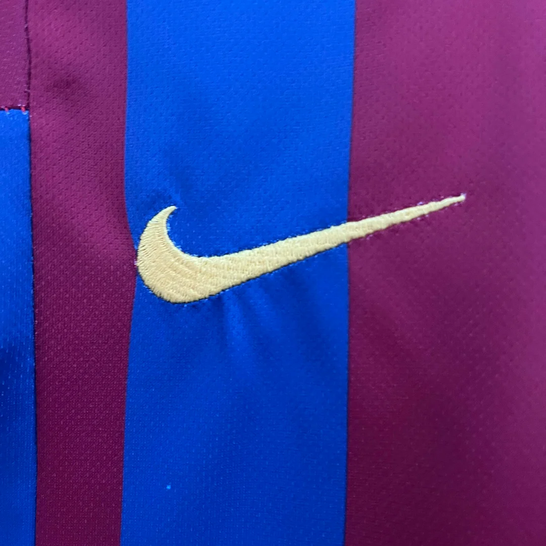 Kids 2025/26 Retro Barcelona Home Soccer Jersey - Image 5