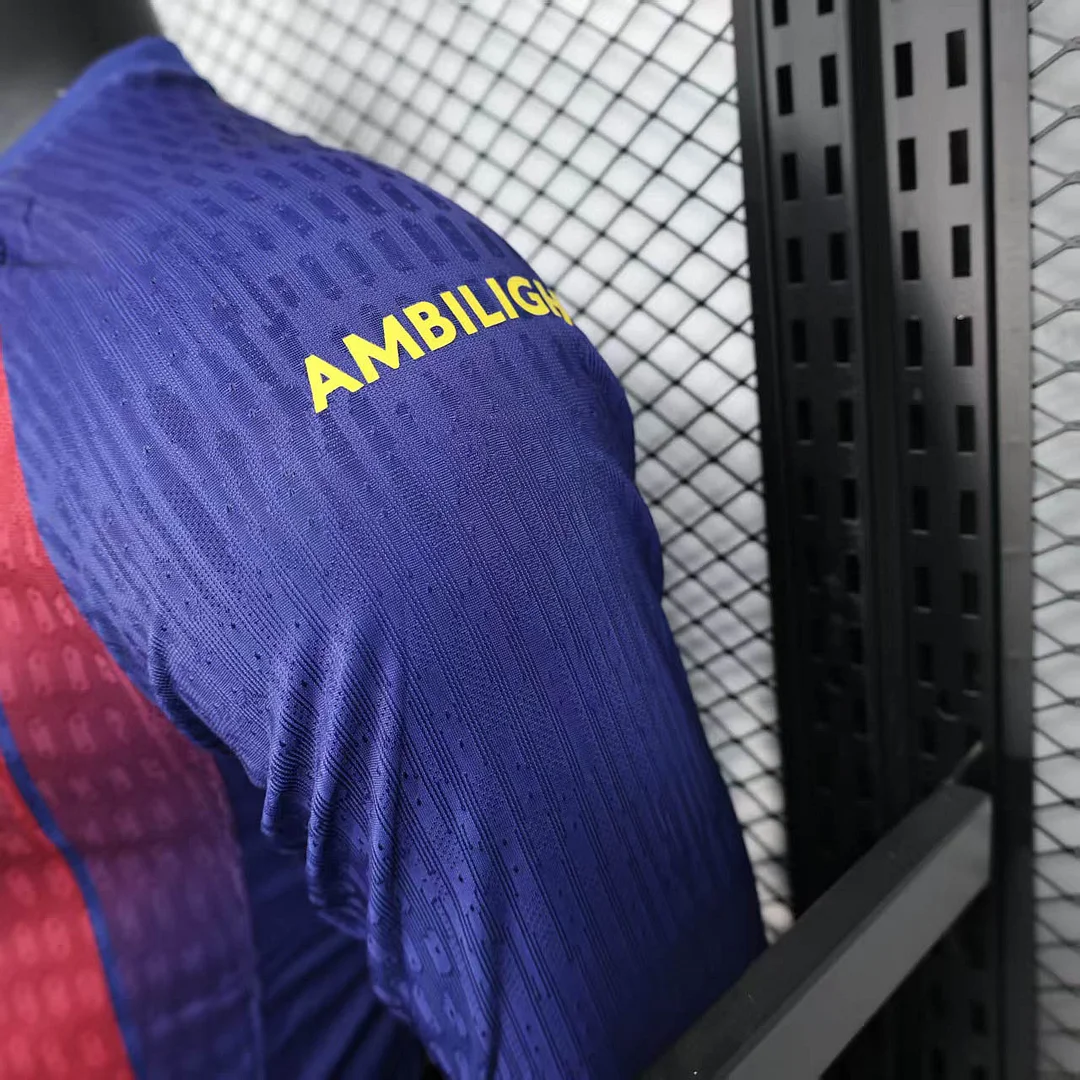 2025/26 Barcelona Home Player Version Long Sleeve Jersey - Image 10